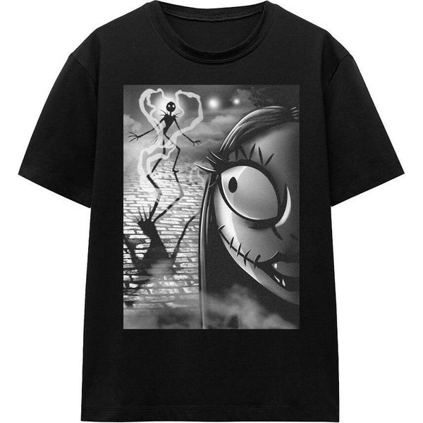 The Nightmare Before Christmas - Maglietta Da Uomo/Donna Unisex TV17045 (Xxl) (Nero)-image