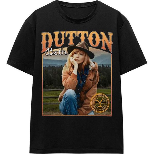 Yellowstone - Maglietta "Pensieri"" Per Bambini/Ragazzi Unisex TV16972 (S) (Schwarz)"-image