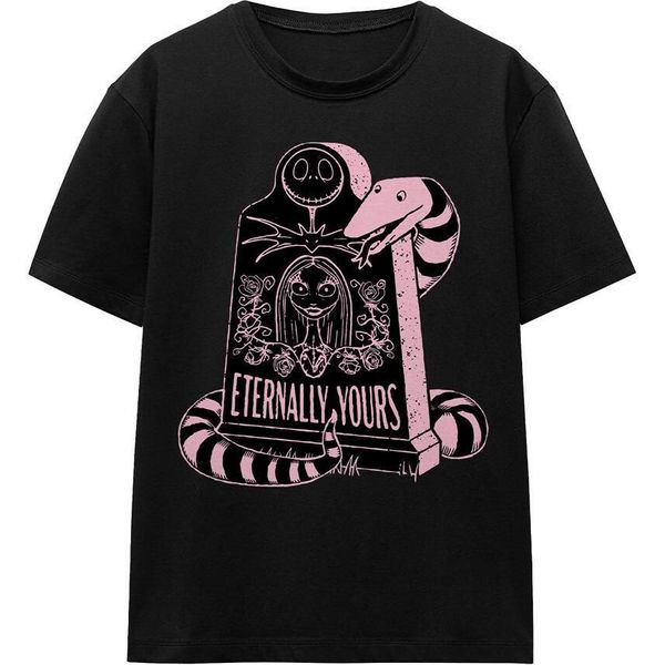 The Nightmare Before Christmas - Maglietta "Eternally Yours"" Per Bambini/Donne Unisex - Valentinstag TV17065 (Xl) (Schwarz)"-image