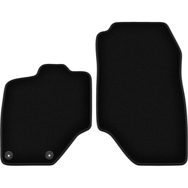 Wielganizator Tappetini Anteriori In Velluto Per Peugeot 3008 Iii (2024-, Phev) Neri, Set 2 Pz, Con Fissaggi-image