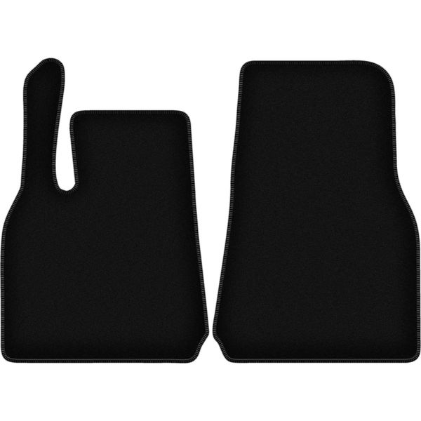 Wielganizator Tappetini Anteriori In Velluto Per Tesla Model Y (2019-, Crossover) Neri, Set 2 Pz, Con Fissaggi-image