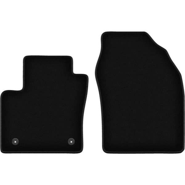 Wielganizator Tappetini Anteriori In Velluto Per Toyota C-Hr Ii (2024-, Crossover) Neri, Set 2 Pz, Con Fissaggi-image