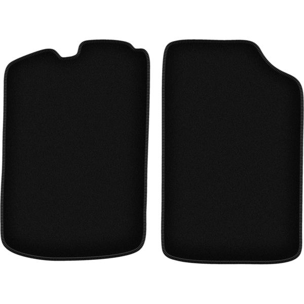 Wielganizator Tappetini Anteriori In Velluto Per Volkswagen Golf I (1974-1983, Hatchback) Neri, Set 2 Pz, Con Fissaggi-image
