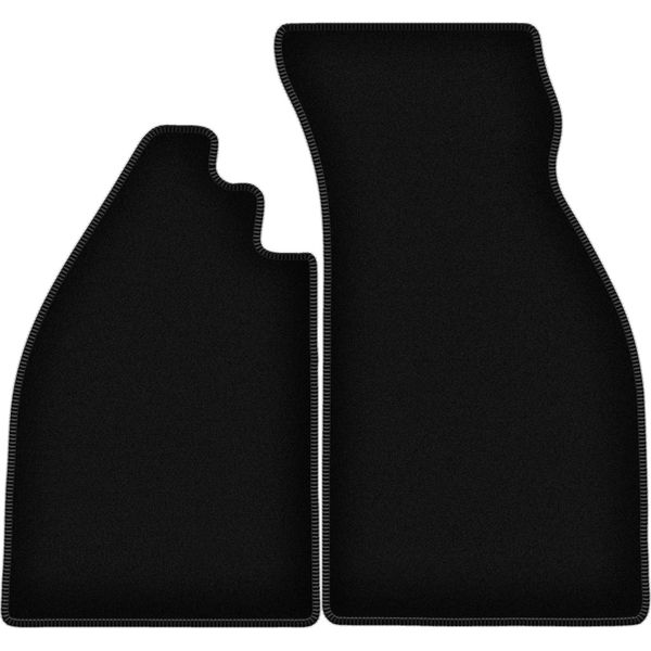 Wielganizator Tappetini Anteriori In Velluto Per Volkswagen Garbus (1938-2003, 0) Neri, Set 2 Pz, Con Fissaggi-image