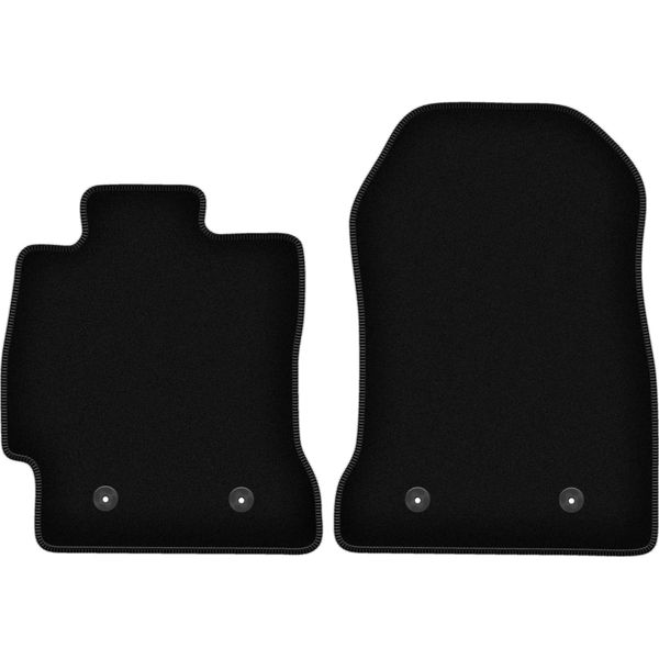 Wielganizator Tappetini Anteriori In Velluto Per Toyota GT86 (2011-, Coupé) Neri, Set 2 Pz, Con Fissaggi-image