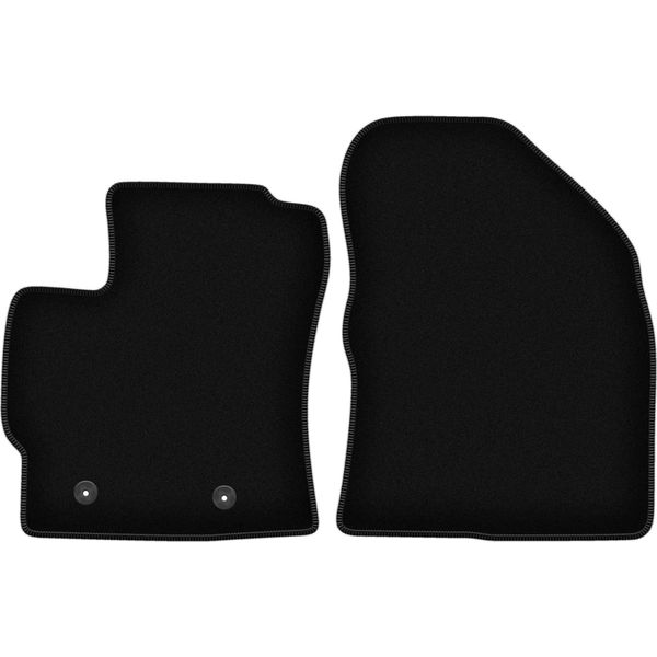 Wielganizator Tappetini Anteriori In Velluto Per Toyota Verso Fl (2013-2019, Minivan) Neri, Set 2 Pz, Con Fissaggi-image