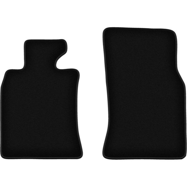 Wielganizator Tappetini Anteriori In Velluto Per Mini Cooper R56 (2006-2013, Hatchback) Neri, Set 2 Pz, Con Fissaggi-image