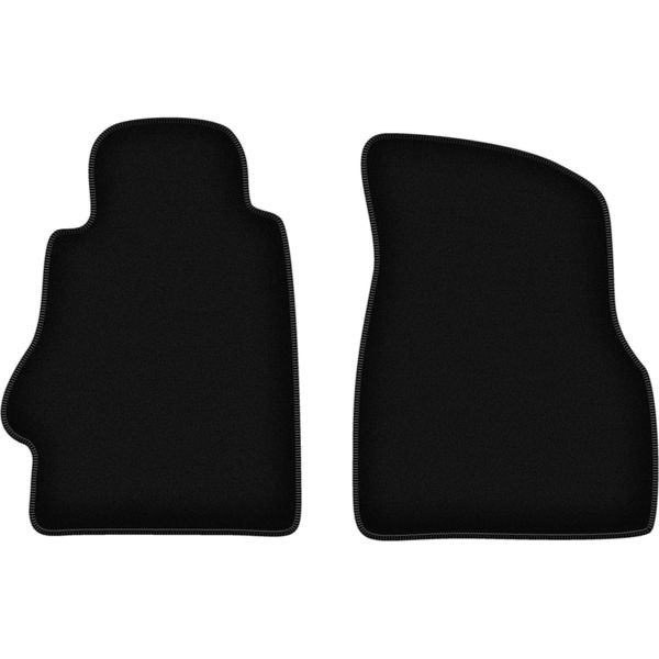 Wielganizator Tappetini Anteriori In Velluto Per Toyota MR2 ZZW30 (1999-2007, Coupé) Neri, Set 2 Pz, Con Fissaggi-image