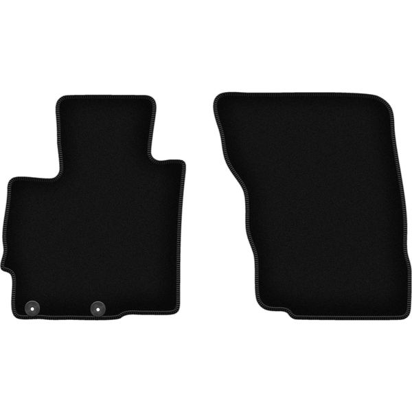 Wielganizator Tappetini Anteriori In Velluto Per Mitsubishi Eclipse Cross (2017-, Suv) Neri, Set 2 Pz, Con Fissaggi-image