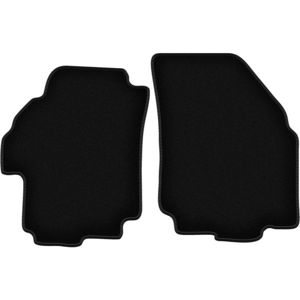 Wielganizator Tappetini Anteriori In Velluto Per Suzuki Liana (2001-2004, Hatchback, Berlina, Station Wagon) Neri, Set 2 Pz, Con Fissaggi-image