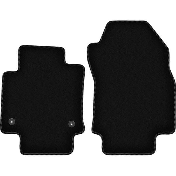 Wielganizator Tappetini Anteriori In Velluto Per Toyota RAV4 V (2019-, Suv) Neri, Set 2 Pz, Con Fissaggi-image