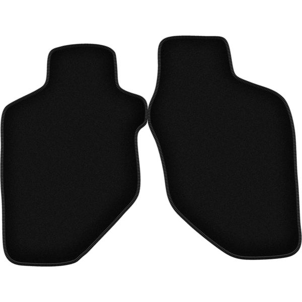 Wielganizator Tappetini Anteriori In Velluto Per Opel Frontera B (1998-2006, 3 Porte) Neri, Set 2 Pz, Con Fissaggi-image