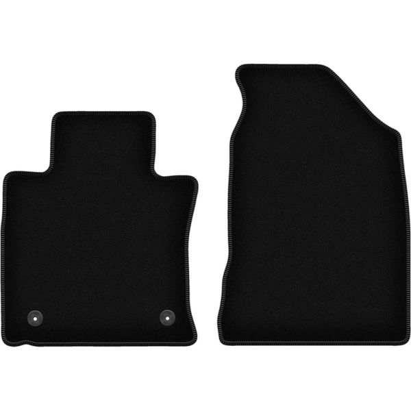 Wielganizator Tappetini Anteriori In Velluto Per Ssangyong Tivoli (2015-, Suv) Neri, Set 2 Pz, Con Fissaggi-image