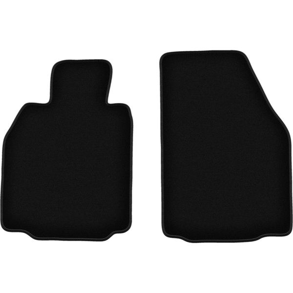 Wielganizator Tappetini Anteriori In Velluto Per Porsche 911 (Typ 997) (2002-2012, Cabrio, Coupé, Targa) Neri, Set 2 Pz, Con Fissaggi-image