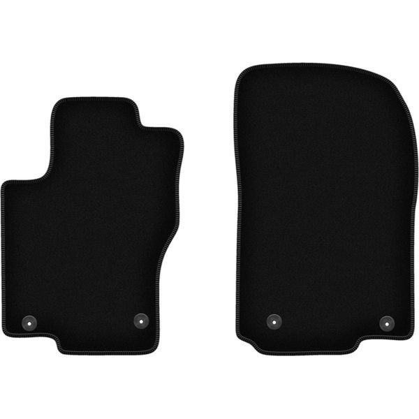 Wielganizator Tappetini Anteriori In Velluto Per Mercedes Gle W166 (2011-2015, Suv) Neri, Set 2 Pz, Con Fissaggi-image