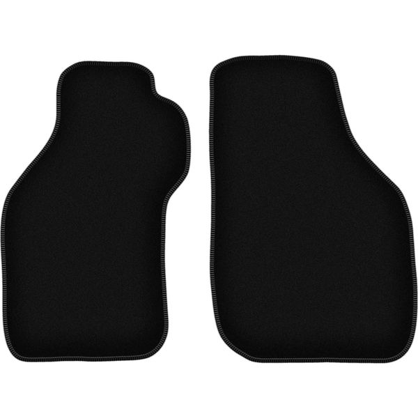 Wielganizator Tappetini Anteriori In Velluto Per Mitsubishi Eclipse Iii (1999-2006, Coupé) Neri, Set 2 Pz, Con Fissaggi-image
