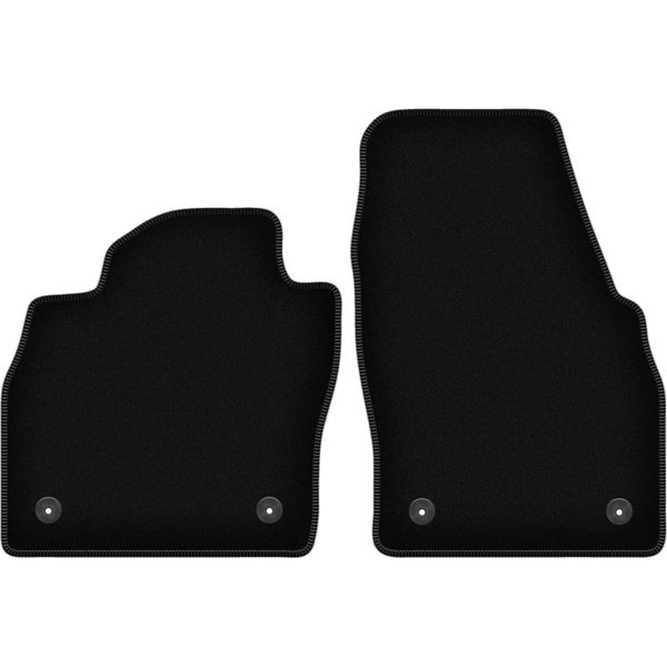 Wielganizator Tappetini Anteriori In Velluto Per Skoda Scala (2019-, Hatchback) Neri, Set 2 Pz, Con Fissaggi-image