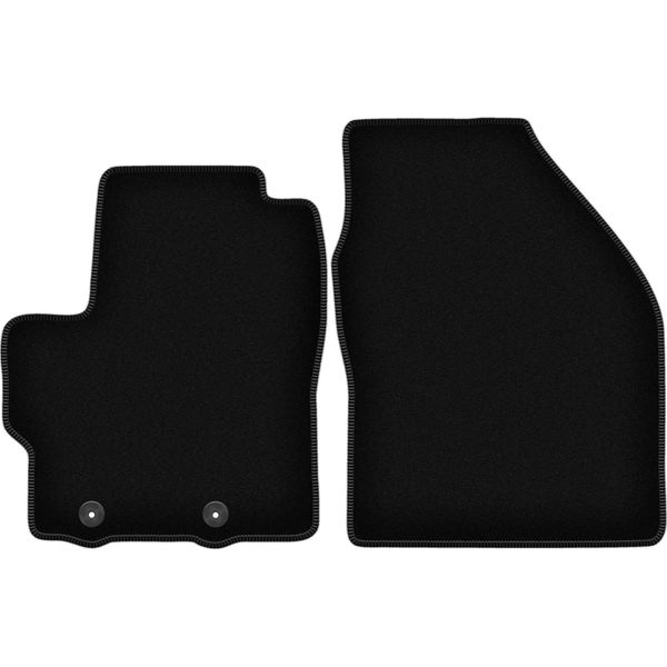 Wielganizator Tappetini Anteriori In Velluto Per Toyota Yaris Cross (2020-, Crossover) Neri, Set 2 Pz, Con Fissaggi-image