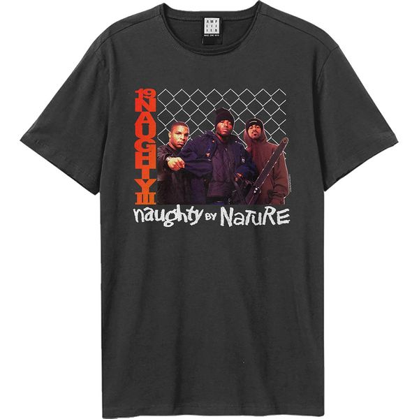 Amplified - Maglietta "Hip Hop Hooray"" Per Uomini/Donne Unisex GD2393 (3XL) (Charcoal)"-image