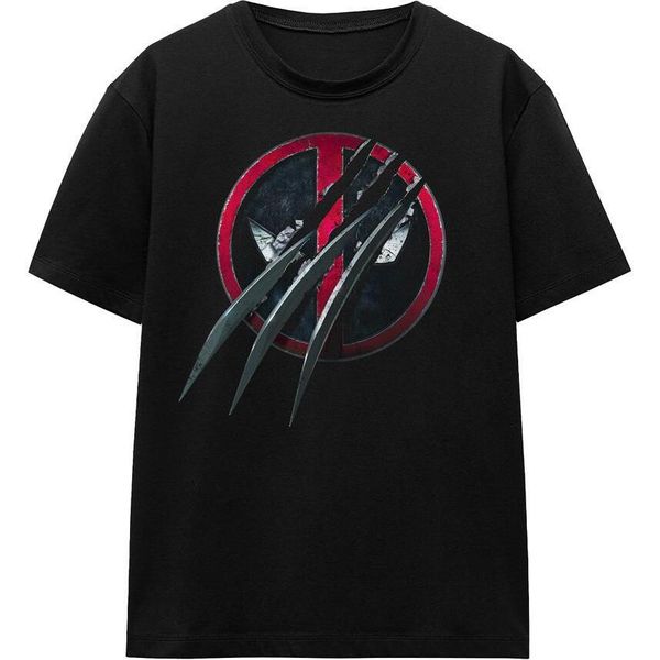 Deadpool & Wolverine - T-Shirt Unisex Uomo/Donna TV17141 (S) (Nero)-image
