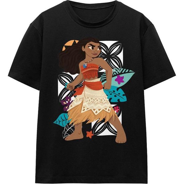 Moana - Maglietta "Ready For Adventure"" Per Uomo/Donna Unisex TV17149 (Xl) (Nero)"-image