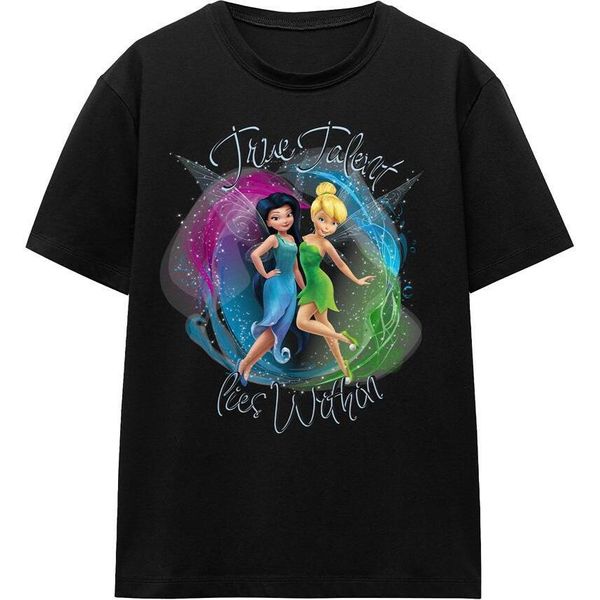Disney Fairies - Maglietta "True Talent Within"" Per Uomo/Donna Unisex TV17166 (S) (Nero)"-image