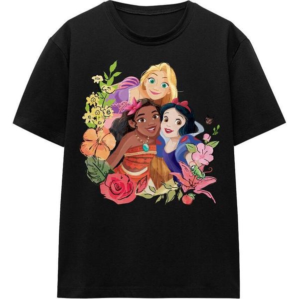 Disney Princess - Maglietta Da Uomo/Donna Unisex TV17193 (Xl) (Nero)-image