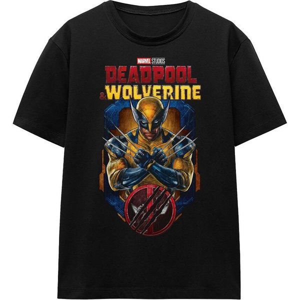 Deadpool & Wolverine - T-Shirt Unisex Uomo/Donna TV17233 (Xl) (Nero)-image