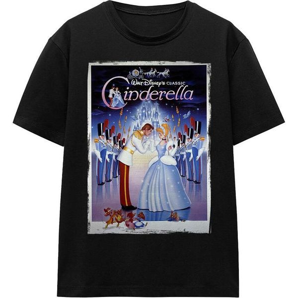 Cenerentola - Maglietta Da Uomo/Donna Unisex TV17162 (Xl) (Nero)-image
