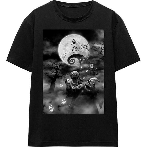 The Nightmare Before Christmas - Maglietta Da Uomo/Donna Unisex TV17283 (M) (Nero)-image