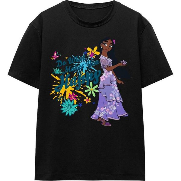 Encanto - Maglietta "Do What Makes You Happy"" Per Uomo/Donna Unisex TV17315 (M) (Nero)"-image