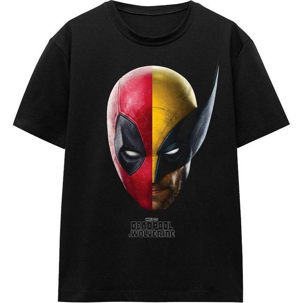 Deadpool & Wolverine - T-Shirt Unisex Uomo/Donna TV17373 (S) (Nero)-image