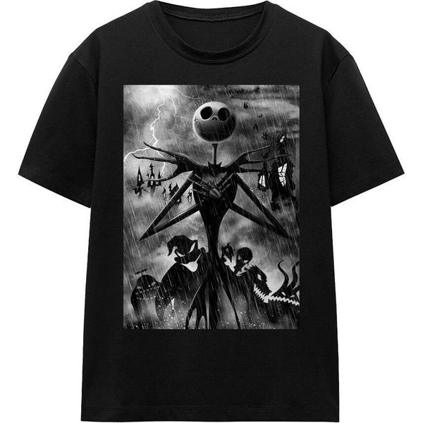 The Nightmare Before Christmas - Maglietta Da Uomo/Donna Unisex TV17242 (S) (Nero)-image