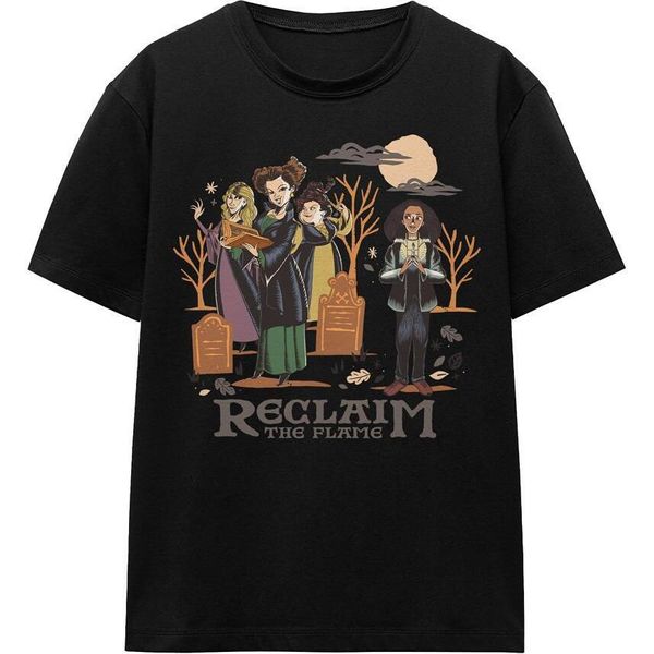 Hocus Pocus 2 - Maglietta "Reclaim The Flame"" Per Uomo/Donna Unisex TV17263 (M) (Nero)"-image