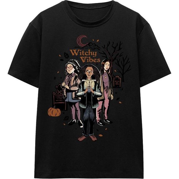 Hocus Pocus 2 - Maglietta "Witchy Vibes"" Per Uomo/Donna Unisex TV17288 (Xl) (Nero)"-image