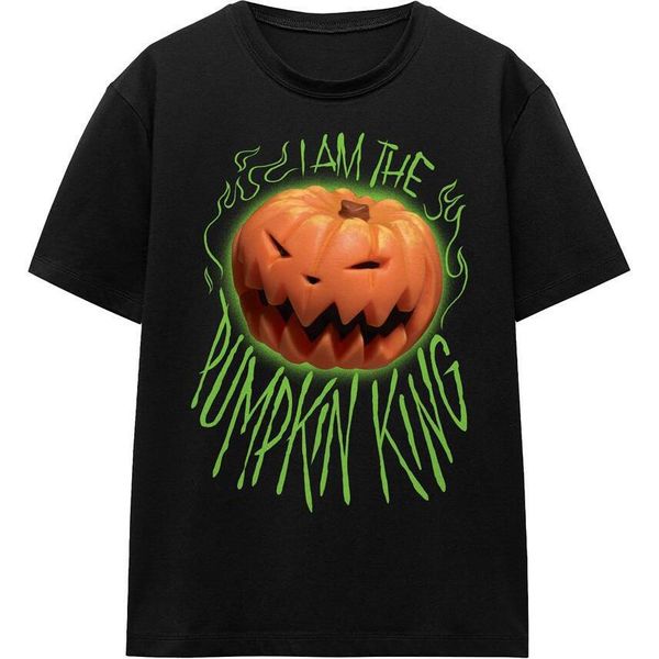 The Nightmare Before Christmas - Maglietta "I Am The Pumpkin King"" Per Uomo/Donna Unisex TV17347 (S) (Nero)"-image