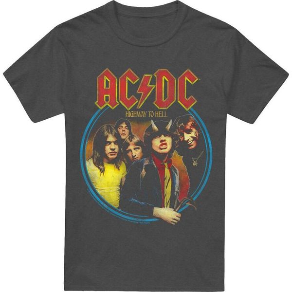 Ac/Dc - Maglietta "Highway To Hell"" Per Uomo/Donna Unisex TV17397 (S) (Charcoal)"-image