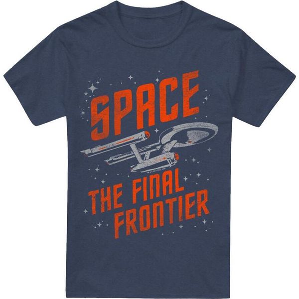 Star Trek - Maglietta "Viaggio Nello Spazio"" Per Uomo/Donna Unisex TV17594 (M) (Blu Navy)"-image