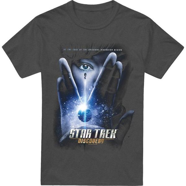 Star Trek: Discovery - Maglietta "Discovery Begins"" Per Uomini/Donne Unisex TV17975 (Xxl) (Charcoal)"-image