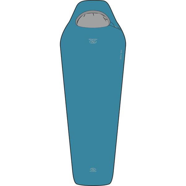 Sacco A Pelo Highlander Mummy Zeta 150 Sky Blue 5°C - Blu-image