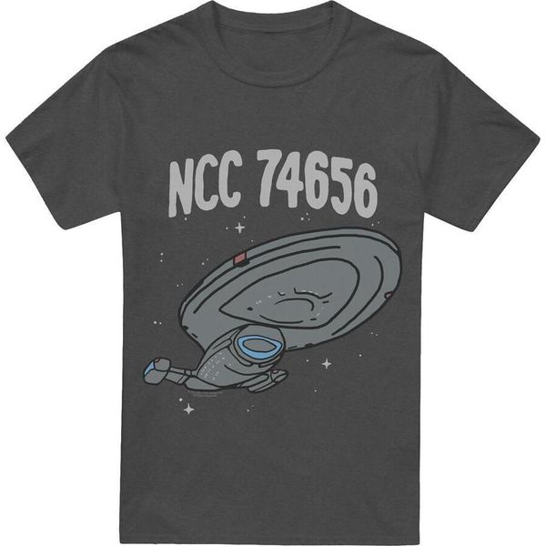 Star Trek - Maglietta "The Intrepid Class"" Per Uomo/Donna Unisex TV18062 (L) (Charcoal)"-image