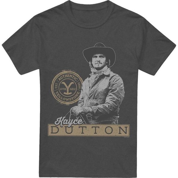 Yellowstone - Maglietta Uomo/Donna Unisex TV18082 (L) (Carbone)-image