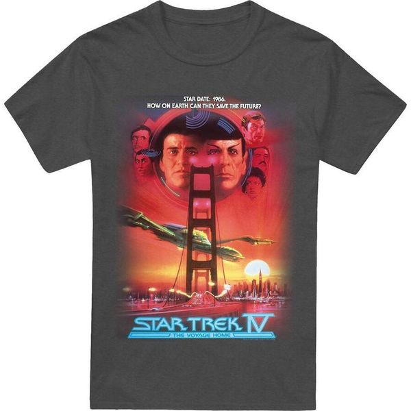 Star Trek - Maglietta "The Voyage Home"" Per Uomo/Donna Unisex TV18125 (L) (Charcoal)"-image