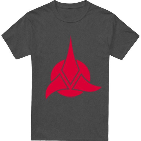 Star Trek - Maglietta "Klingon"" Per Uomo/Donna Unisex TV18138 (3XL) (Charcoal)"-image