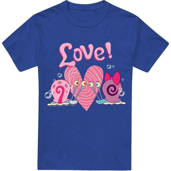 Spongebob Squarepants - Maglietta "San Valentino"" Per Uomo/Donna Unisex TV18321 (S) (Blu Reale)"-image
