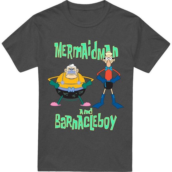 Spongebob Squarepants - Maglietta Da Uomo/Donna Unisex TV18376 (3XL) (Charcoal)-image