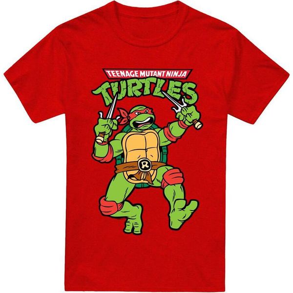 Teenage Mutant Ninja Turtles - Maglietta Uomo/Donna Unisex TV18384 (Xl) (Rosso)-image