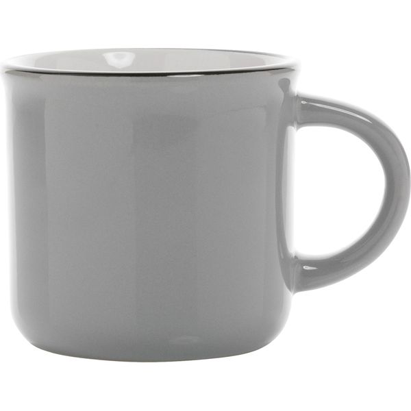 Xd Collection - Tazza Da Caffè, Vintage, In Ceramica, 280Ml XD135 (Taglia Unica) (Grigio)-image