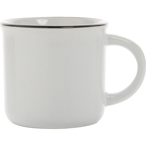 Xd Collection - Tazza Da Caffè, Vintage, In Ceramica, 280Ml XD135 (Taglia Unica) (Bianco)-image