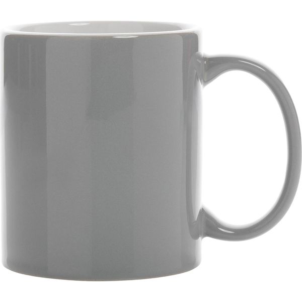Xd Collection - Tazza Da Caffè "Classic"", Interno Bicolore, Ceramica, 350Ml XD136 (Taglia Unica) (Grigio)"-image